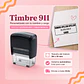 Timbre Personalizado Automatik 911, 36 X 15mm - Miniatura 1