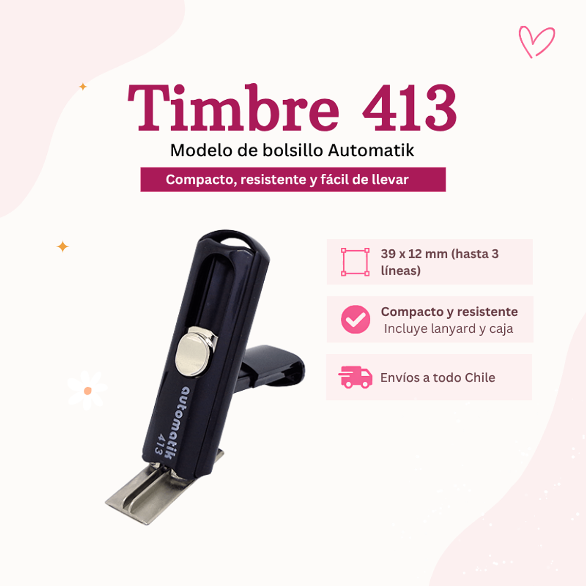 Timbre de bolsillo 413 Automatik 1