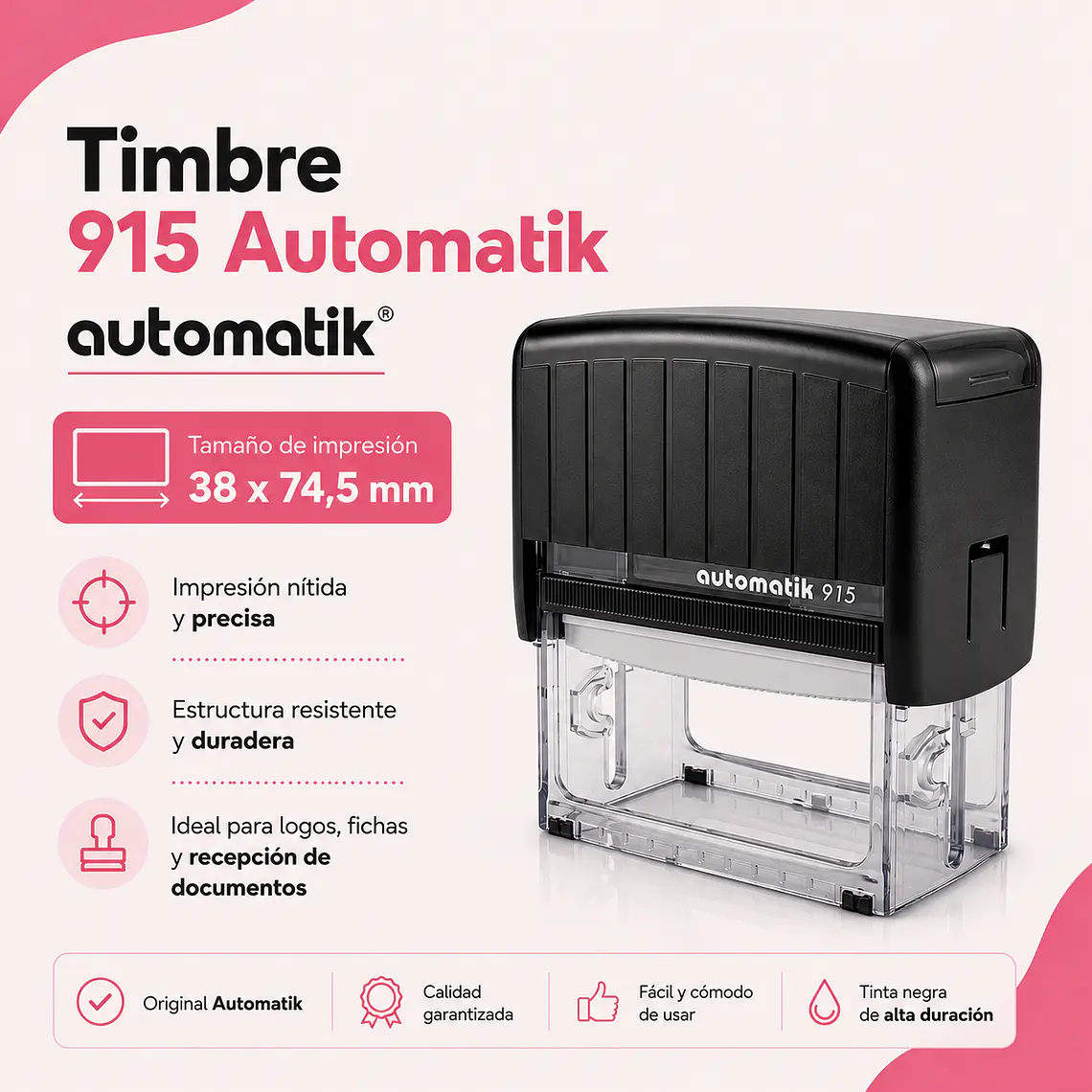 Timbre Personalizado Automatik 915 1