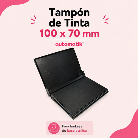 Tampón de Tinta Automatik 100 × 70 mm