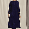 Kurta Velvet Azul Marino 