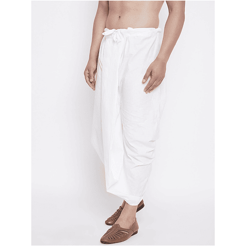 Dhoti Blanco Algodón 