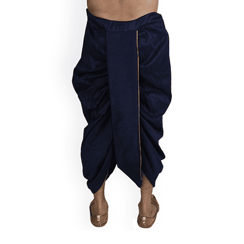 Dhoti Seda Azul 