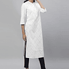 Kurta Blanca Algodón 