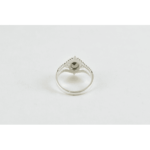 Anillo  Moldavita plata 925