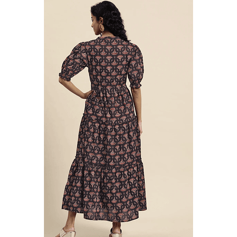 Vestido Algodón Estampado