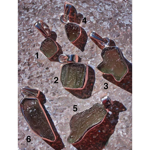 Colgante Moldavita Ángel Chimes OFERTA