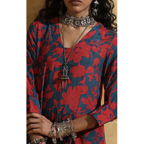 Conjunto Anarkali Algodón 