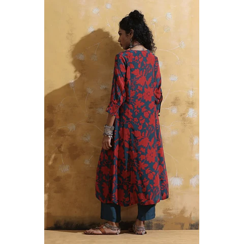 Conjunto Anarkali Algodón 