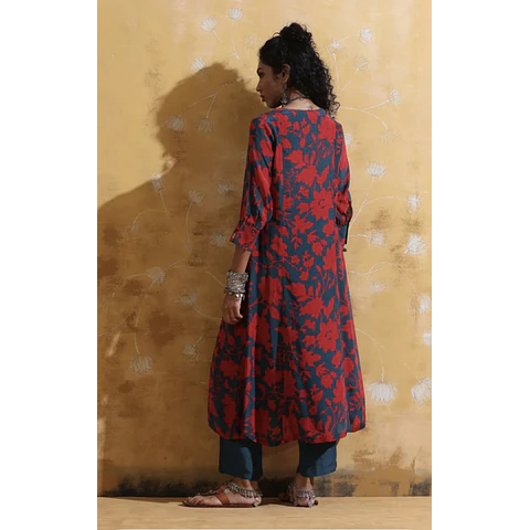 Conjunto Anarkali Algodón 