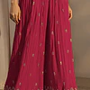 Conjunto Seda Bordado 