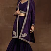 Conjunto Morado Bordado