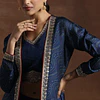 Conjunto Seda Azul 