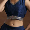 Conjunto Seda Azul 