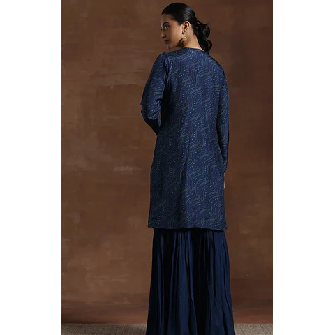 Conjunto Seda Azul 