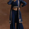 Conjunto Seda Azul 