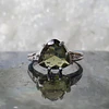 Anillo Moldavita Facetada 