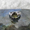 Anillo Moldavita Facetada 