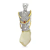 Colgante Dragón Libyan Desert Glass en bruto 