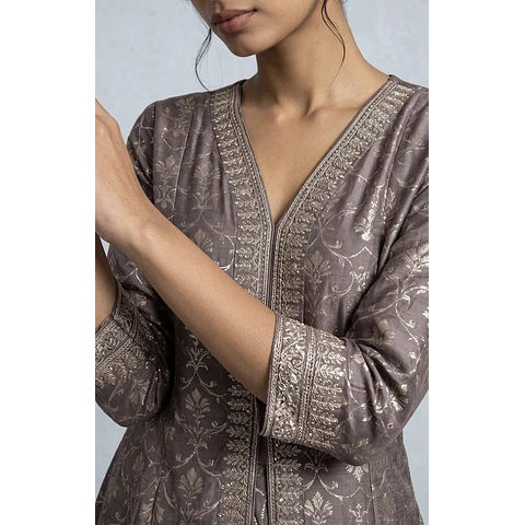 Conjunto Kurta Anarkali Seda