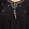 Anarkali Negro Algodón