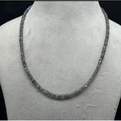 Collar Labradorita Facetada