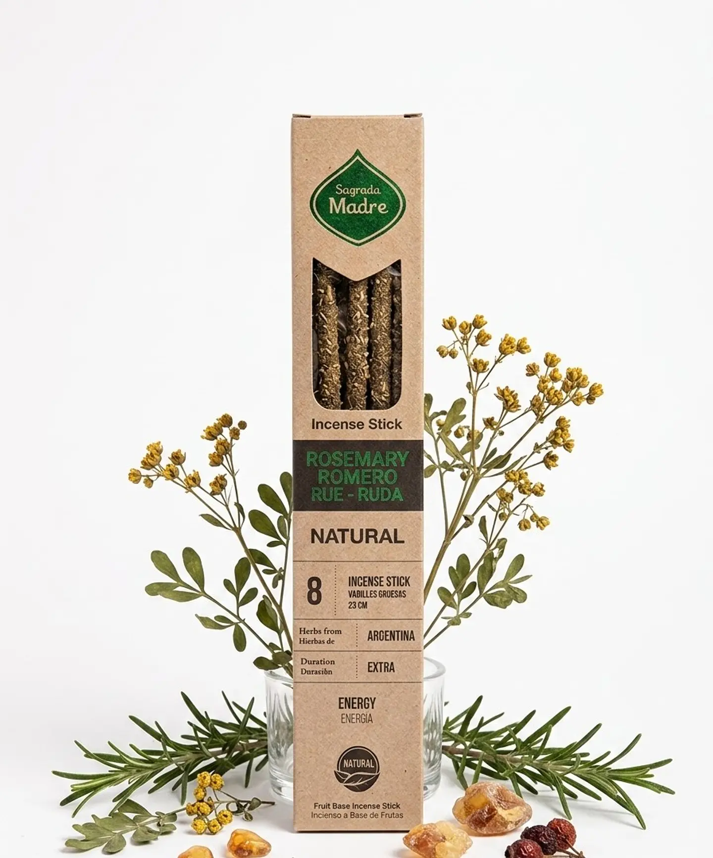 Sahumerio Natural Romero Ruda 8 Varillas 3
