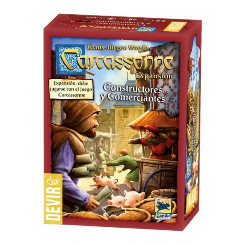 Carcassonne: Constructores y Comerciantes (2da edición)