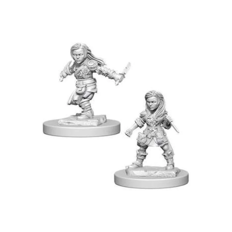 D&D Wave Miniatura - Halfling Rogue Female