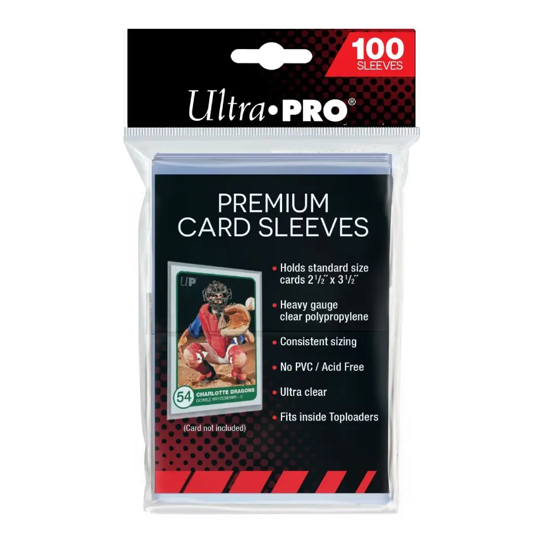 Premium Card Sleeves UltraPro Transparente 100u