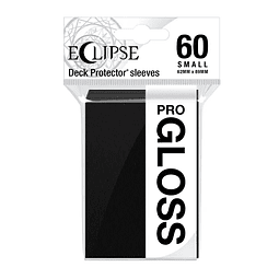 Eclipse Gloss Small Sleeves: Jet Black - Ultra PRO