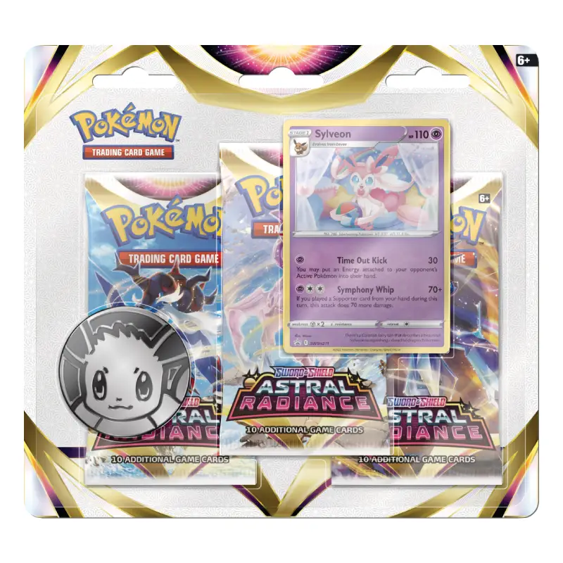 Pack 3 Sobres Pokémon Astral Radiance - (INGLÉS)