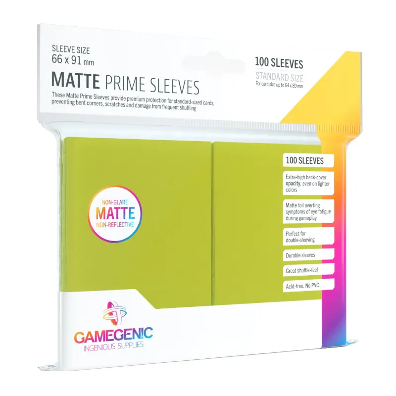 GG Protectores Matte Prime STD - Verde Lima