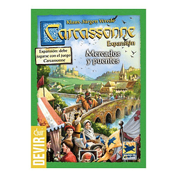 Carcassonne expansión: Mercados y Puentes (2da Edición)
