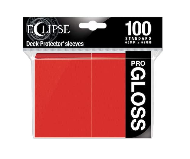 Protectores Eclipse GLOSS Standard 100u - Rojo