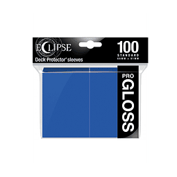 Protectores Eclipse GLOSS Standard 100u - Azul