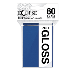 Protector Small Eclipse Gloss Deck Sleeves (60ct) - Azul