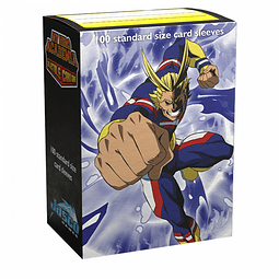 Dragon Shield Sleeves: Standard- Matte 'MHA All Might Punch' Art, Limited Edition 