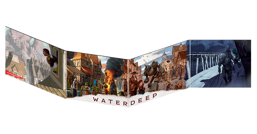 D&D Pantalla del Dungeon Master Waterdeep: El Golpe de los Dragones 