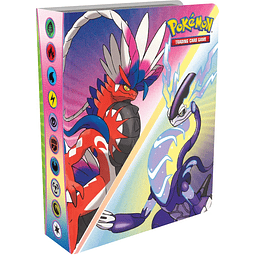Mini Portafolio Pokémon con sobre de Escarlata y violeta