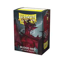 Protector Dragonshield Matte Blood Red - STD