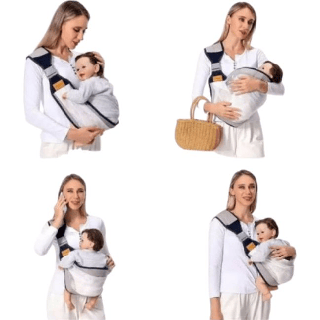 Cargador Tipo Fular Ajustable y Transpirable Soporte Ergonómico  VERDE 2