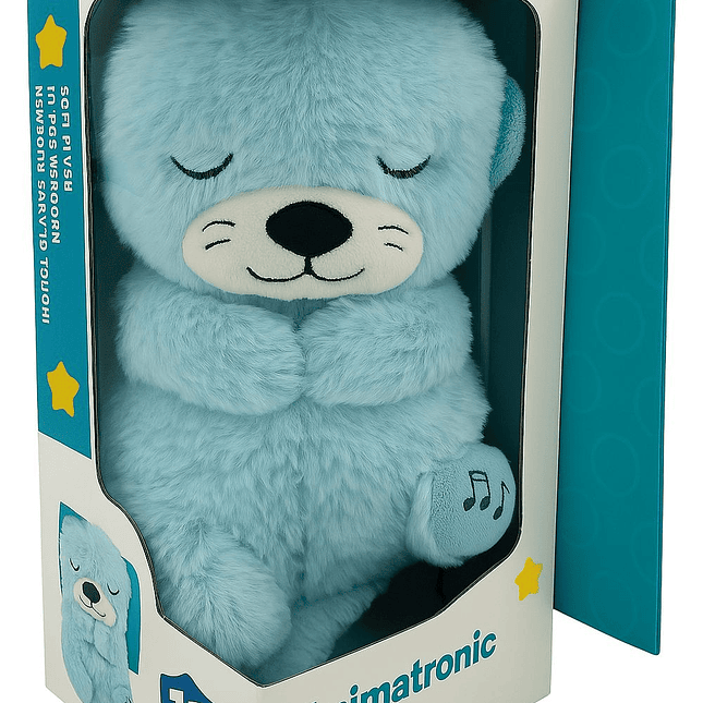 Peluche Nutria Animatrónica con Luz y Sonido Relajante 2