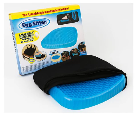 Cojín Ortopédico de Silicona para Silla de Auto y Escritorio