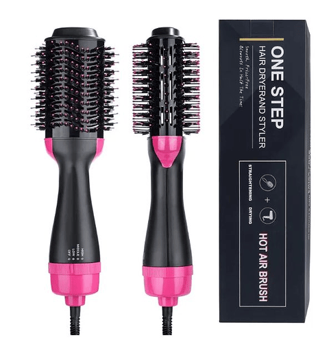 Cepillo Secador Cabello Voluminizador 2 En 1