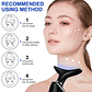 Masajeador Facial y de Cuello Multifuncional con Luz LED - Negro - Miniatura 2