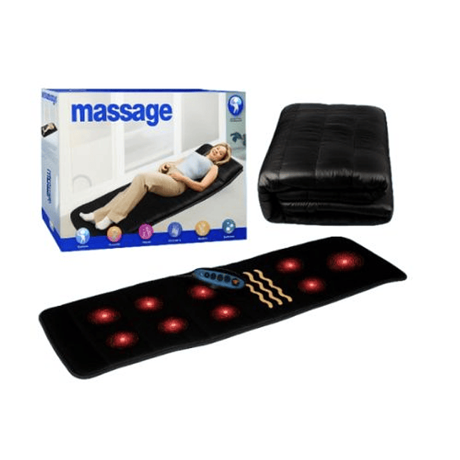 Colchoneta Masajeadora Eléctrica con Calor y Vibración 1
