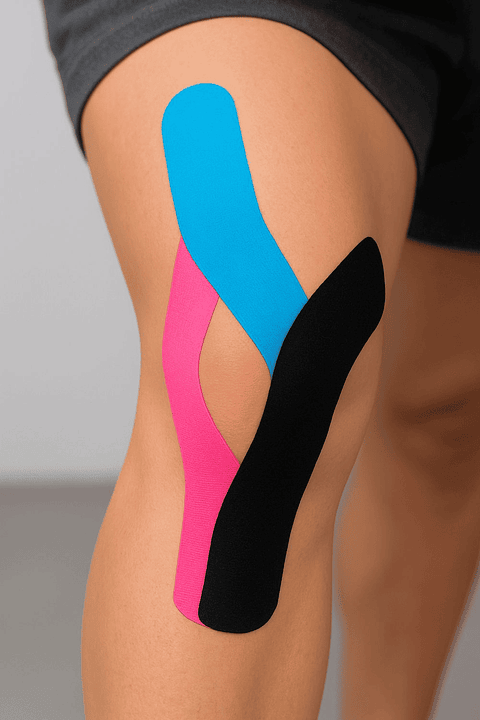 Cinta Kinésica Deportiva en Rollo  Terapéutica y Multicolor