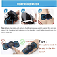 Electroestimulador Muscular Digital Portátil con 19 Niveles de Intensidad y Apagado Automático – Alivio del Dolor y Relajación - Miniatura 3
