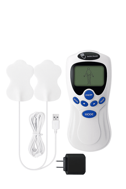 Electroestimulador Digital Terapéutico Multimodal – 4 Pads + Pantalla LCD + Accesorios Completos